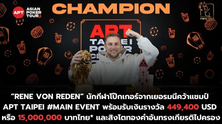 แชมป์ APT Taipei 2024 Main Event