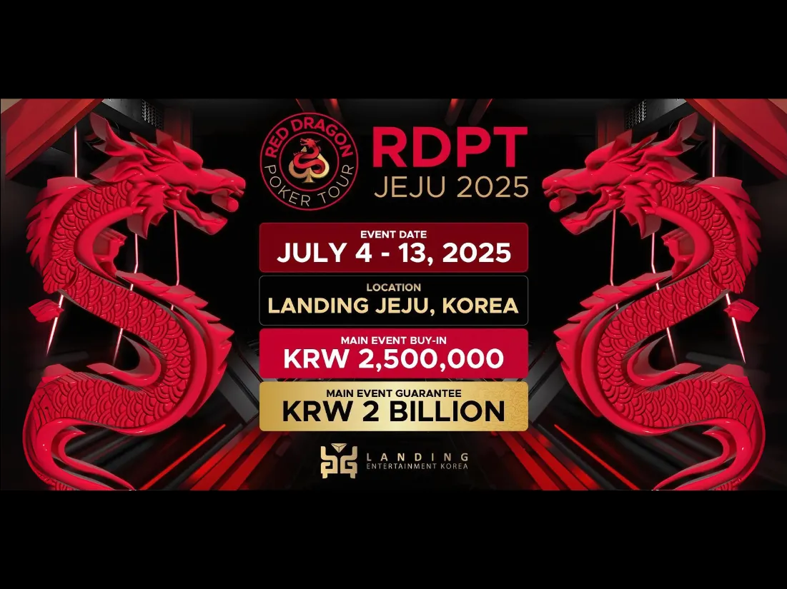 Red Dragon Poker Tour RDPT Jeju 2025
