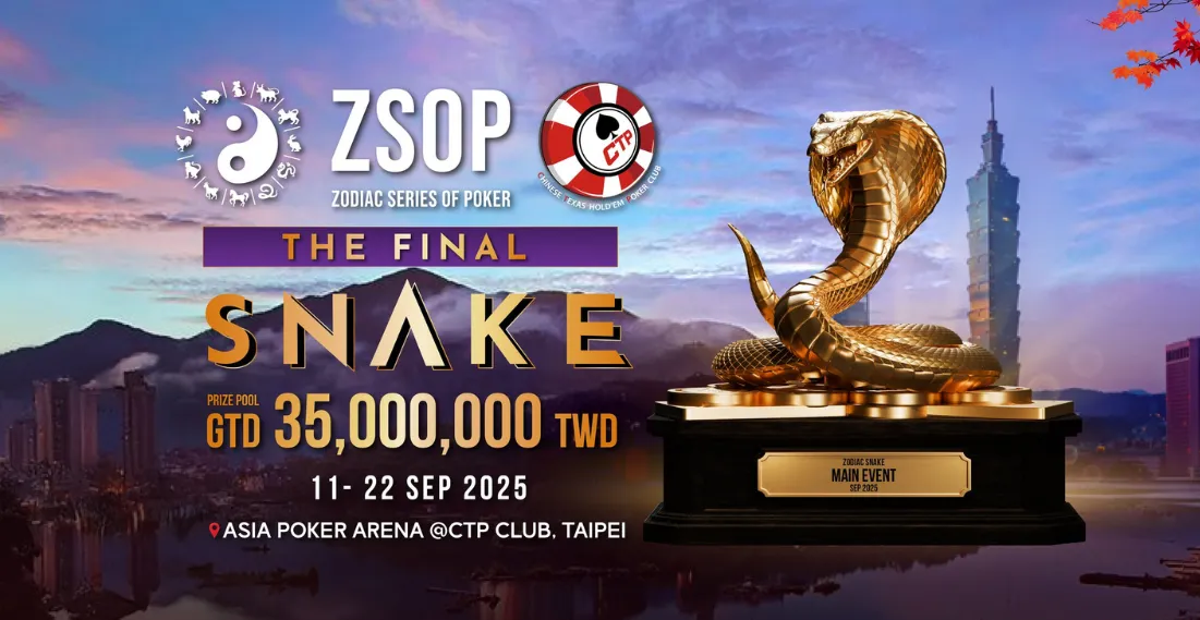 Zodiac Series Of Poker – ZSOP The Final Snake